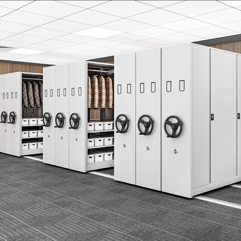 移动挂衣密集柜